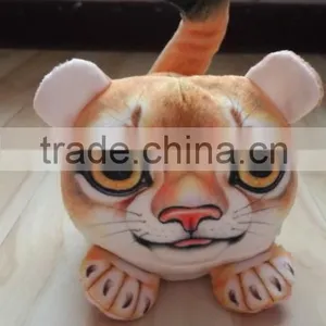 Factory Wholesale 3D Plush Lion Cellphone Seat Plush Toy Lion Shaped Mobile Phone Holder Plush Animal Shaped Mobile Seat Holder thumbnail-1