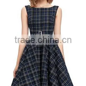 Sleeveless Cotton Vintage Swing Dress thumbnail-4