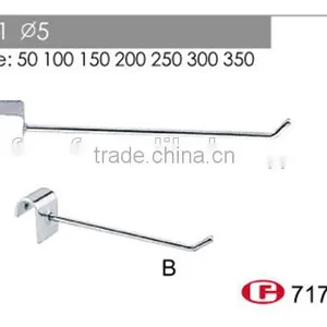 Hotsale Peg Hooks,slatwall Plate Hooks for Supermarket D1 thumbnail-2