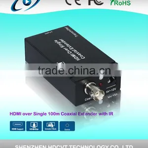 Professional HDMI Extender Over Coaxial Cable With IR Control, 100meters thumbnail-3