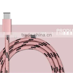 Cheap Cable Type-c to USB Cable Charging Data Cable With Colorful Nylon Braid thumbnail-2