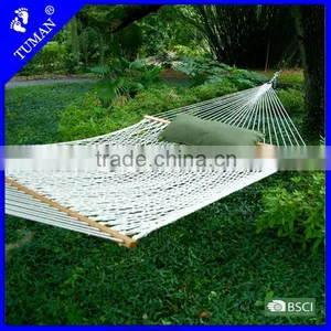 Two Person Grden Swing Cotton Rope Hammock thumbnail-1