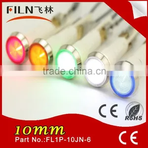 10mm High Brightness Oven Red Bidirectional 12 Volt Led Diode 30windicator Lights Wall Panel thumbnail-1