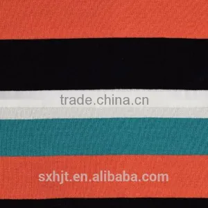 Rayon Viscose Spandex Yarn Dyed Striped Single Jersey Fabric thumbnail-2