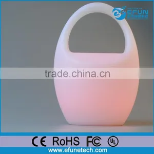Plastic Color Changing Battery Rechargeable Led Color Changing Mood Lights With Bluetooth Speaker thumbnail-1