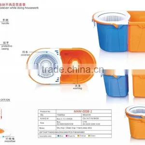 360 Easy Magic Floor Cleaning Folding Spin Mop Bucket thumbnail-3