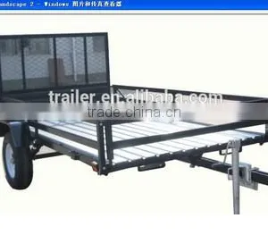 Hot Dip Galvanized Mesh ATV Car Trailer thumbnail-3