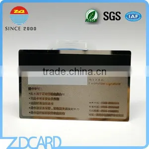 Factory Direct Custom Metal Loco & Hico Magnetic Stripe ID Card thumbnail-1