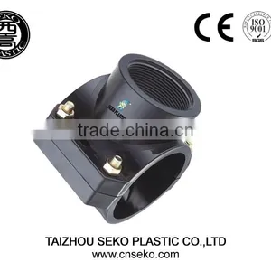 Hdpe pp Saddle Clamp/compression Adding Exit Clamp Saddle for Water Supply Pipe Fittings thumbnail-1