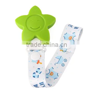 Flower Sahpe Pacifier Suspender Clips thumbnail-1