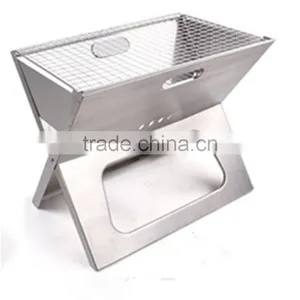 Stainless Steel Portable BBQ Grill/Outdoor Foldable BBQ Grill thumbnail-1