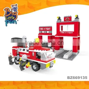Plastic Fire Control Fighting Engine Toys Building Blocks for Kids thumbnail-1