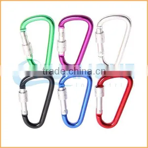 Fashion High Quality Metal Screw Lock Carabiner thumbnail-1