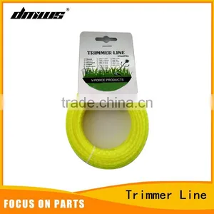 High Quality Garden Tool Parts Brush Cutter Grass Cutter Parts 2.0mm*15mm Square Nylon Trimmer Line thumbnail-1