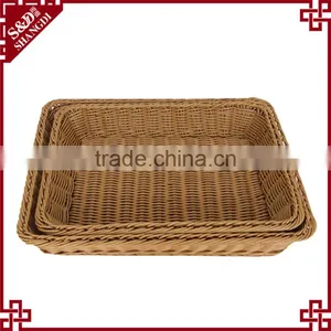 Functional Durable Rattan Woven Vegetable Store Equipment Fruit Basket thumbnail-4