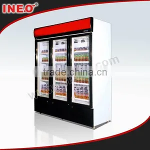 3 Doors Supermarket Vertical Beverage Refrigerator/energy Drink Refrigerator/retail Refrigerator thumbnail-1