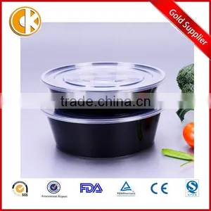 High Quality Plastic Round Microware Food Container With Lids thumbnail-1
