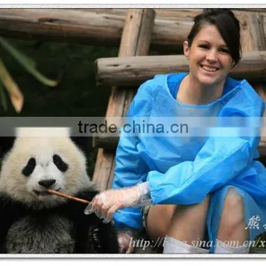 MICROPOROUS PP NONWOVEN SMS ISO CE LAB COAT Workwear Work Suit Safety LAB COAT thumbnail-1
