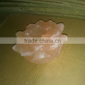 Himalayan Salt Tea Lights/Rock Salt Candle Holders/ Natural Salt Tea Lights thumbnail-6