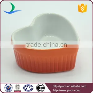 Custom Cheap Small Ceramic Cake Mold Heart-shaped thumbnail-5