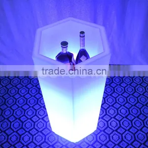 2015 New Cordless Waterproof Rechargeable RGBW Multi Color LED Light up Bar Ice Bucket LTT-SI01 thumbnail-1