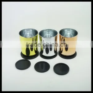 600ml Cylinder Glass Candle Cup With Slate Stone Lid thumbnail-2