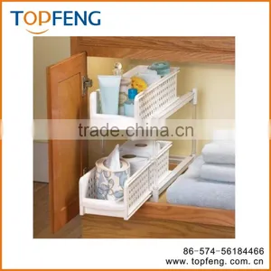 BATHROOM CABINET STORAGE ORGANIZERS/out Drawer Organizers /BATHROOM STORAGE RACK thumbnail-1