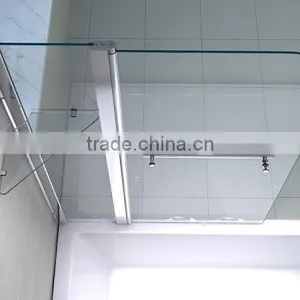 Hinged Shower Screen For Bath Tub thumbnail-2