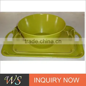 Eco-friendly Bamboo Fiber Lunch Tray thumbnail-1