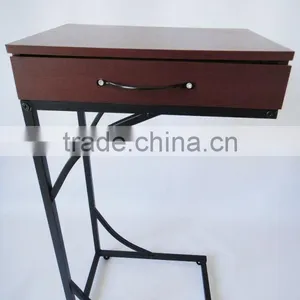 RH-4661 Metal and MDF Wooden End Table or Sofa Side Table With Drawer thumbnail-4