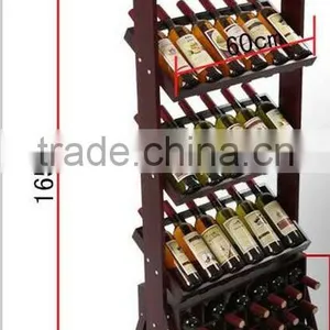 Best-selling Color Painting Large Wooden Wine Rack thumbnail-6