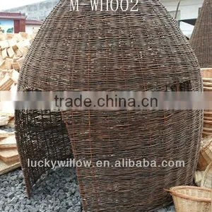 Wicker Garden Decoration --- Flower Stand & Planter / Garden House thumbnail-1