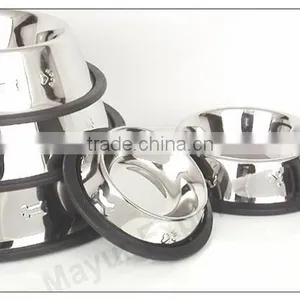 Stainless Steel Ankti-Skid Pet Bowl thumbnail-1