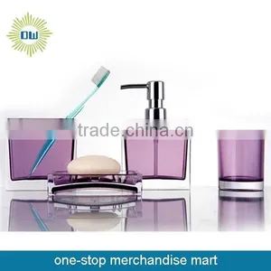 Crystal Clear Hotel Balfour Acrylic Bathroom Pump Bottle thumbnail-1