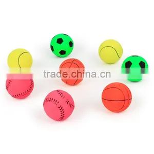 Spot Wholesale Pet Color Solid Rubber Elastic Ball Elastic Medium 6CM thumbnail-1