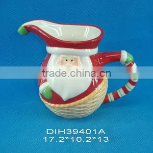 Ceramic Christmas Pitcher thumbnail-1
