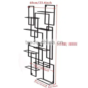 2016 Fasion Wall Mount Bottle Rack 10 Bottles Metal Wine Holder thumbnail-5