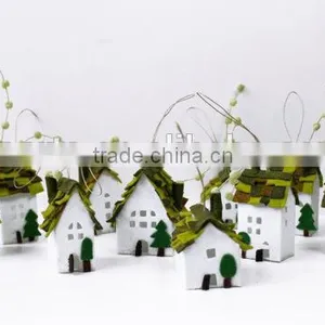 Home Decorations Miniature of Ten Houses of Green Roofs thumbnail-1
