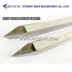 High Speed Steels V Cutter HSS Woodturning Tool CNC Wood Lathe Knife Turning Tools thumbnail-1