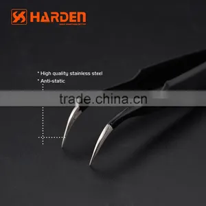 Professional Bent Nose Anti-Static Stainless Steel Tweezer thumbnail-2