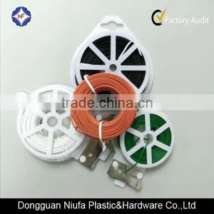 TOP QUALITY Green Plastic Garden Tree Ties Plastic Plant Ties thumbnail-6