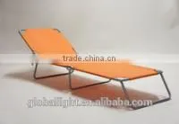 Steel Folding Sun Bed 3 Legs Sunbed Folding Chair thumbnail-2