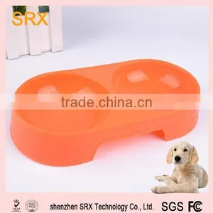 2015 High Quality Plastic Double Dog Dish / Colorful Double Dog Bowl,2015 High Quality Plastic Colorful Pet Bowl thumbnail-3