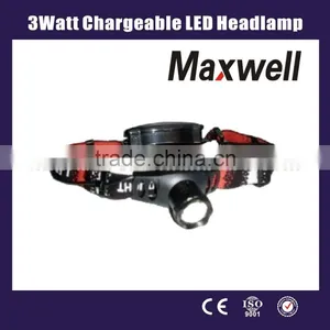 3watt Chargeable LED Headlamp thumbnail-1