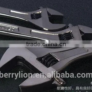 Berrylion 8-15" German Type Black Pearl Nickel Alloyed Adjustable Wrench thumbnail-4