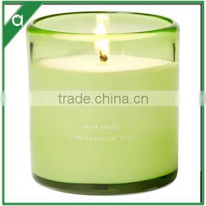 Colored Glass Scented Candle With Personalized Printing and Gift Box thumbnail-1