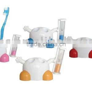 Toothbrush Stand With Sand Timer or Sandglass thumbnail-1