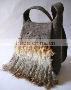 Best Selling Eco-friendly Handmade Decorated Felt Hand-bag thumbnail-1
