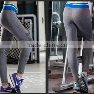 Polyester Spandex Women Workout Leggings, Skinny Women in Tight Spandex Legging, High Spandex Yoga Pants thumbnail-2