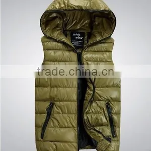 New 2017 Men Spring Comfortable Couples Sleeveless Jacket High Quality Cotton-padded WaistcoatAutumn Winter Casual Hooded JACKET thumbnail-1